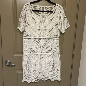 SHEER LACE DRESS